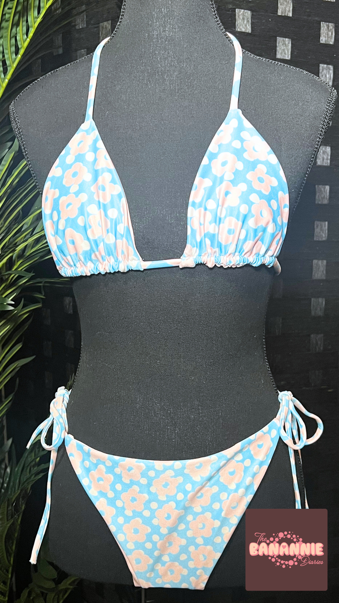 You Are Enough Recycled String Bikini Top
