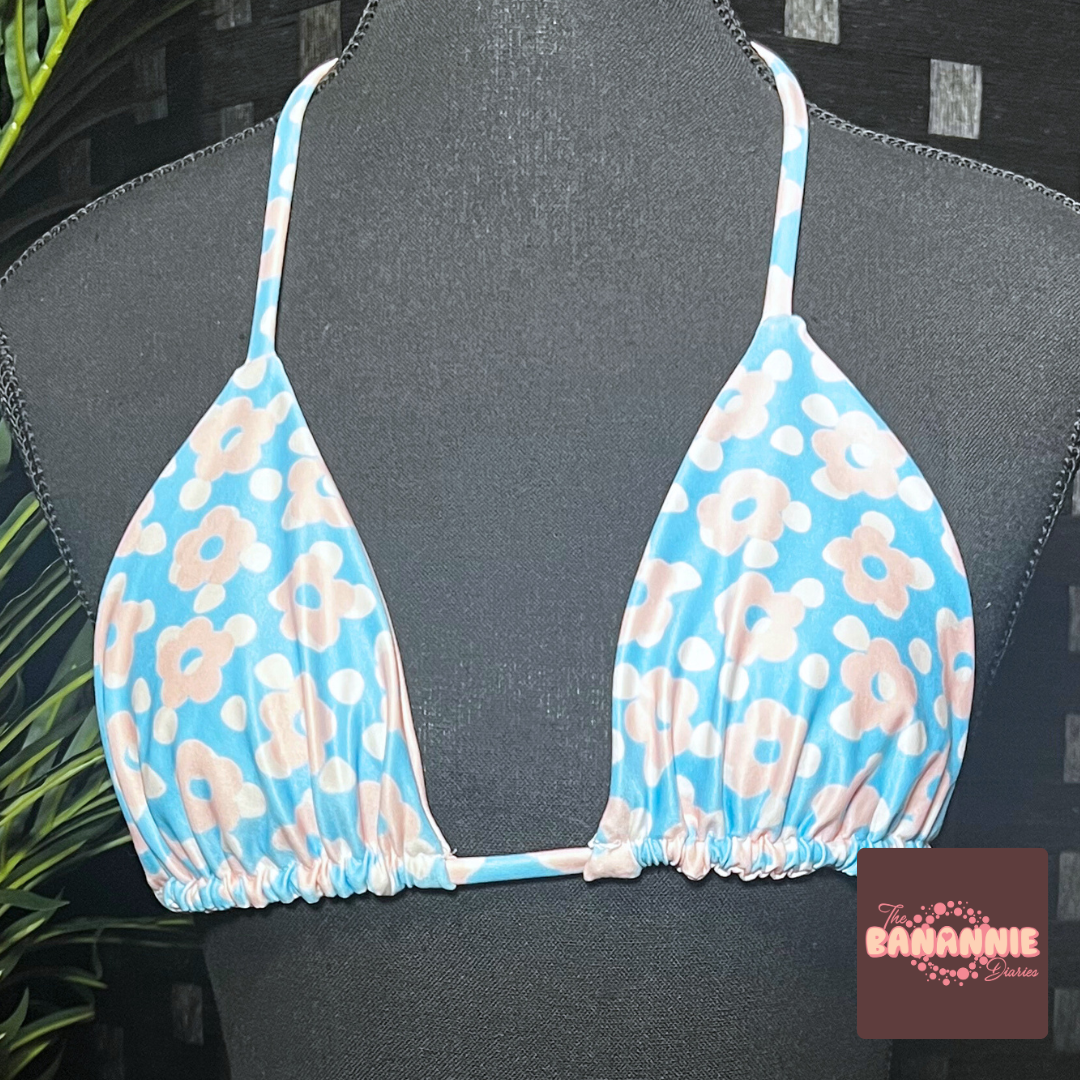 You Are Enough Recycled String Bikini Top