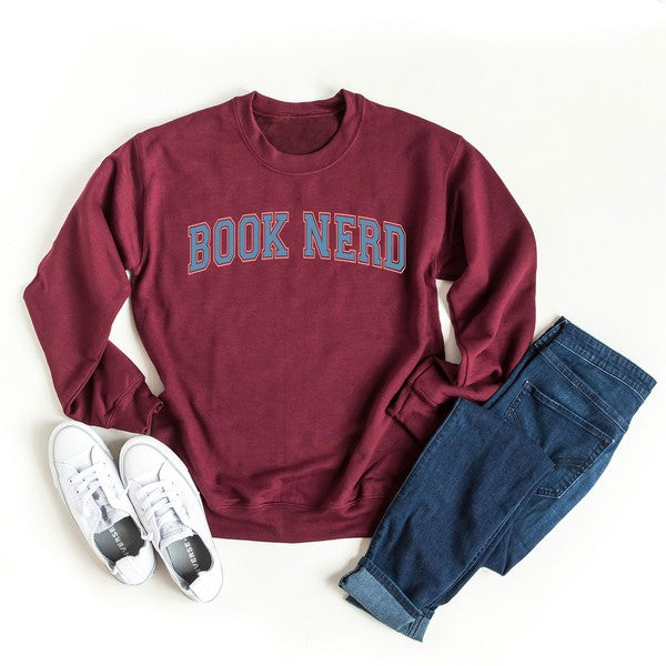 Book Nerd Graphic Sweatshirt