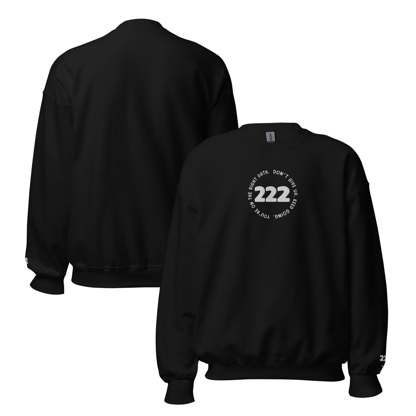 222 Angel Number Crewneck - Unisex Sweatshirt