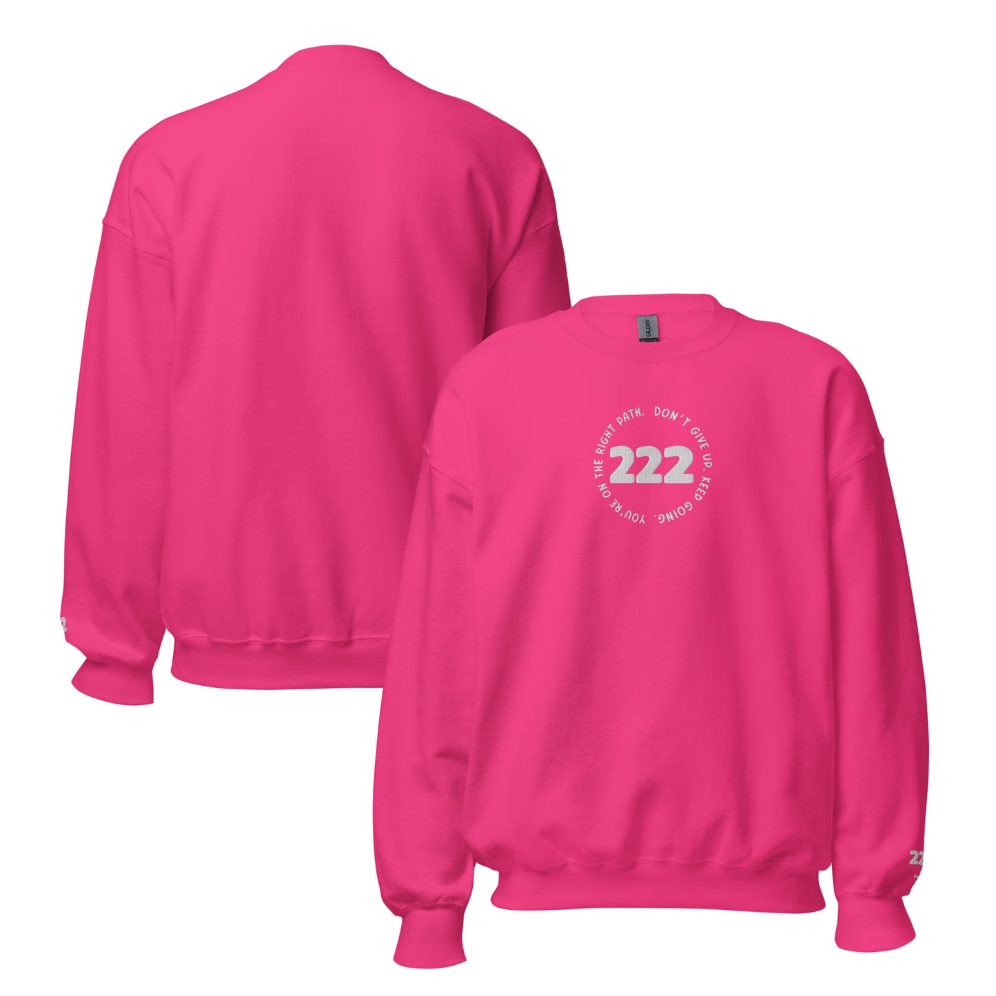 222 Angel Number Crewneck - Unisex Sweatshirt