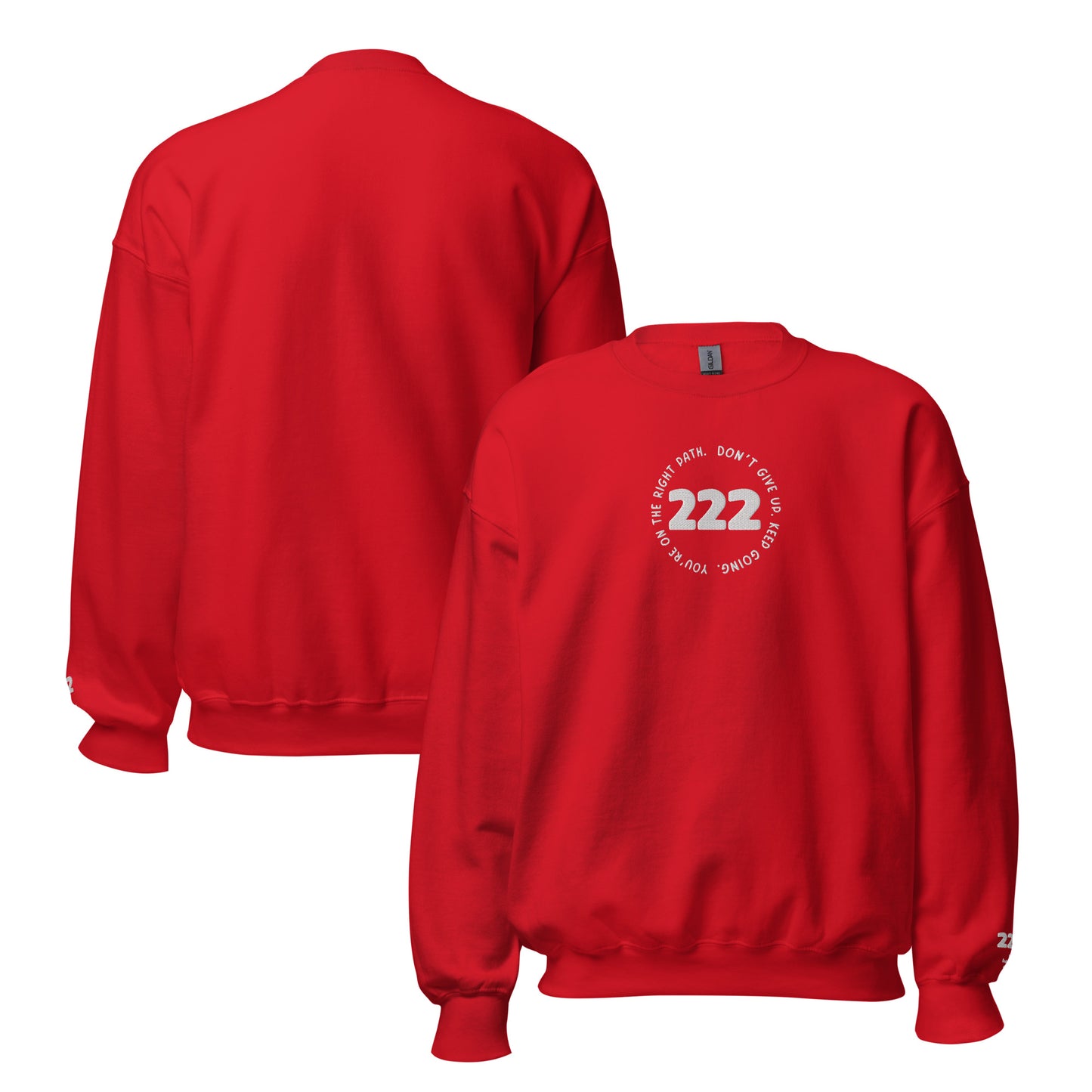 222 Angel Number Crewneck - Unisex Sweatshirt