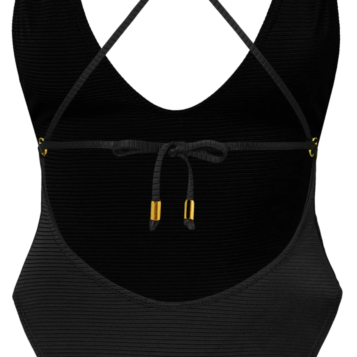 Drama One Piece in Onyx by Akosha Swimwear