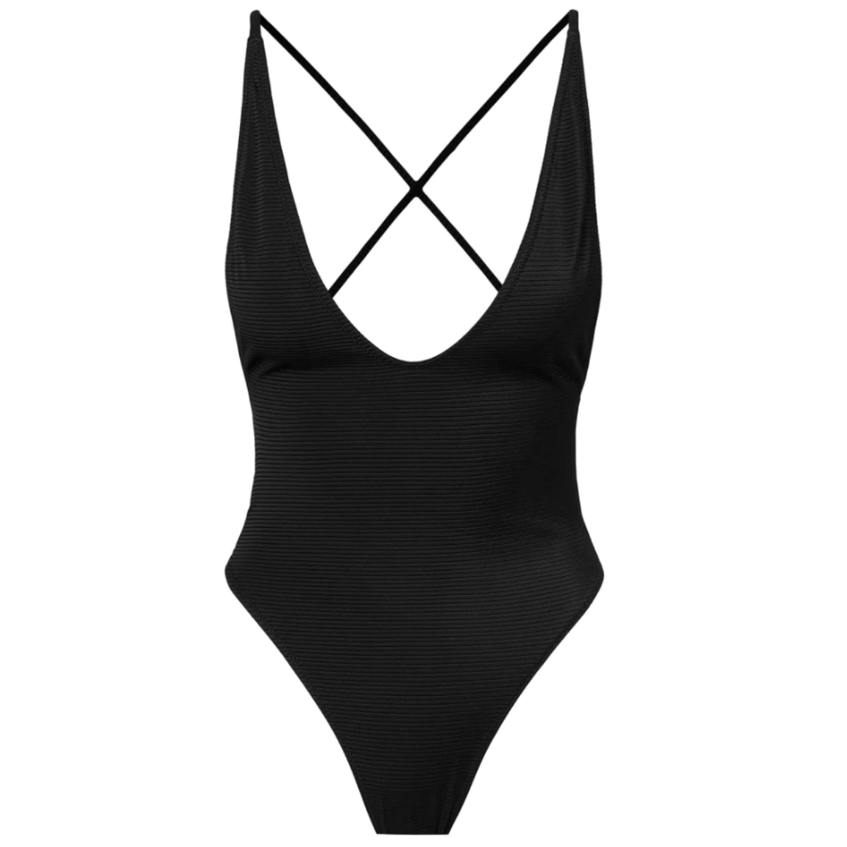 Drama One Piece in Onyx by Akosha Swimwear
