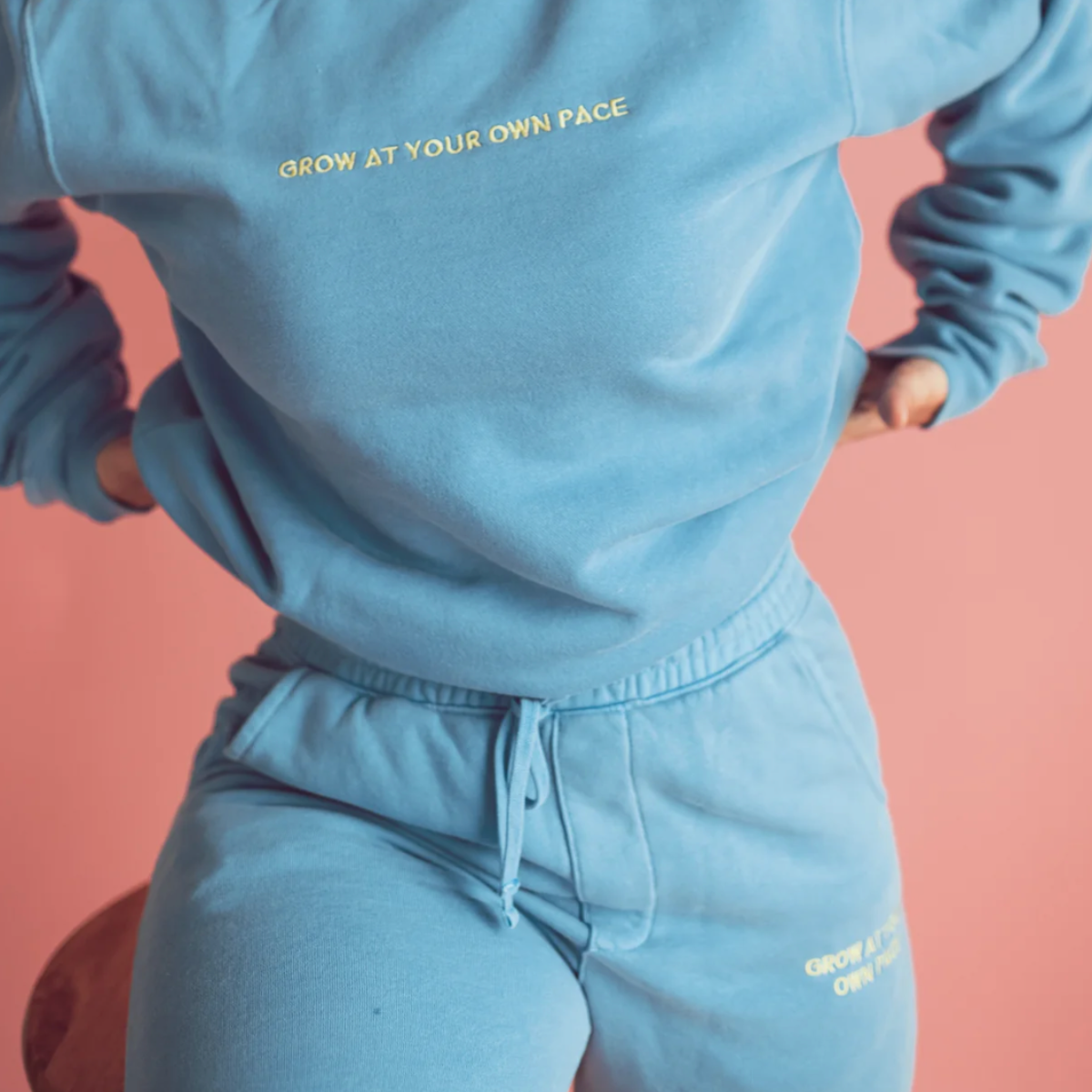 Grow At Your Own Pace Sweatpants by JZD