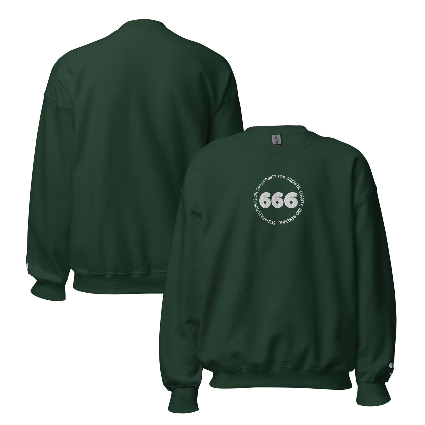 666 Angel Number Crewneck - Unisex Sweatshirt