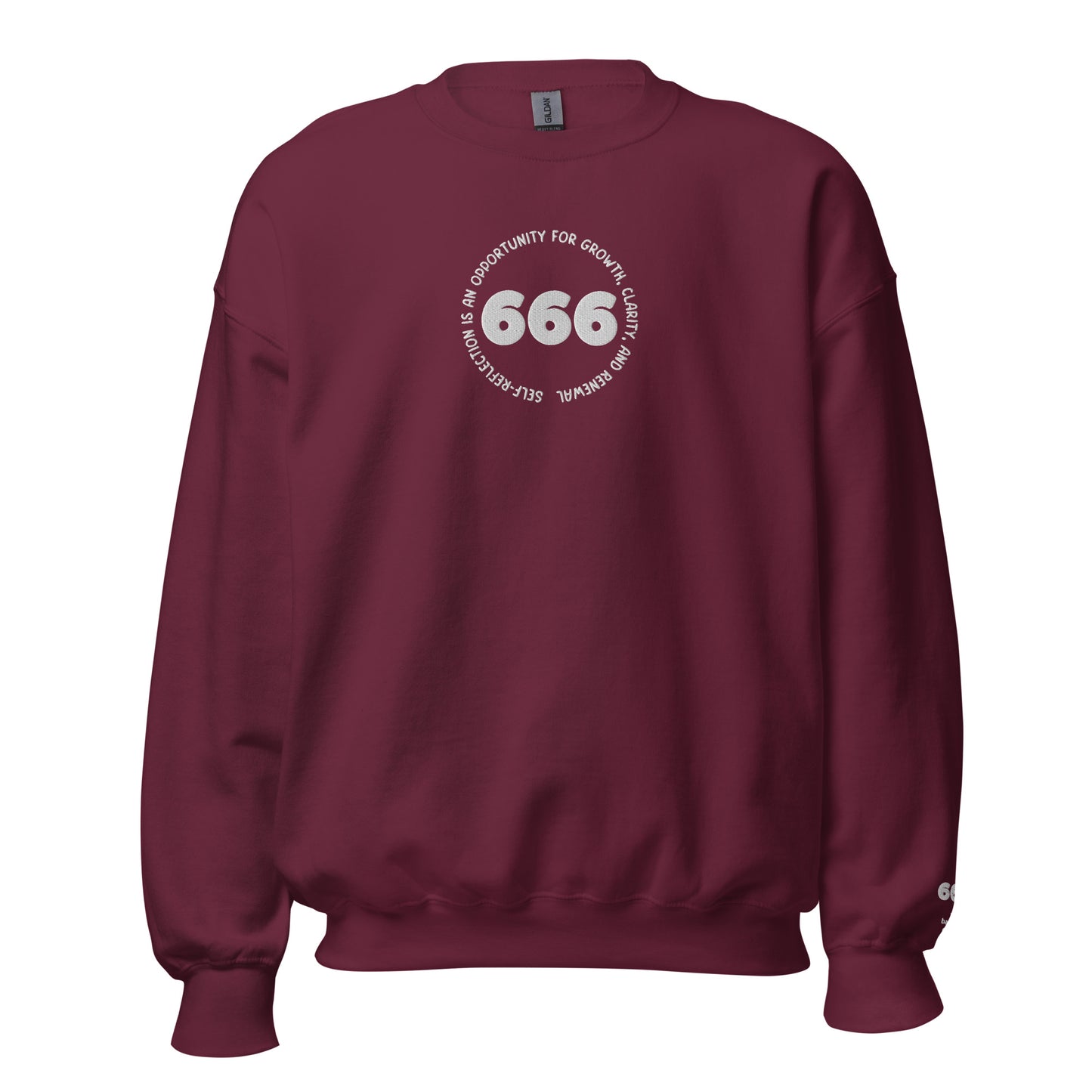 666 Angel Number Crewneck - Unisex Sweatshirt