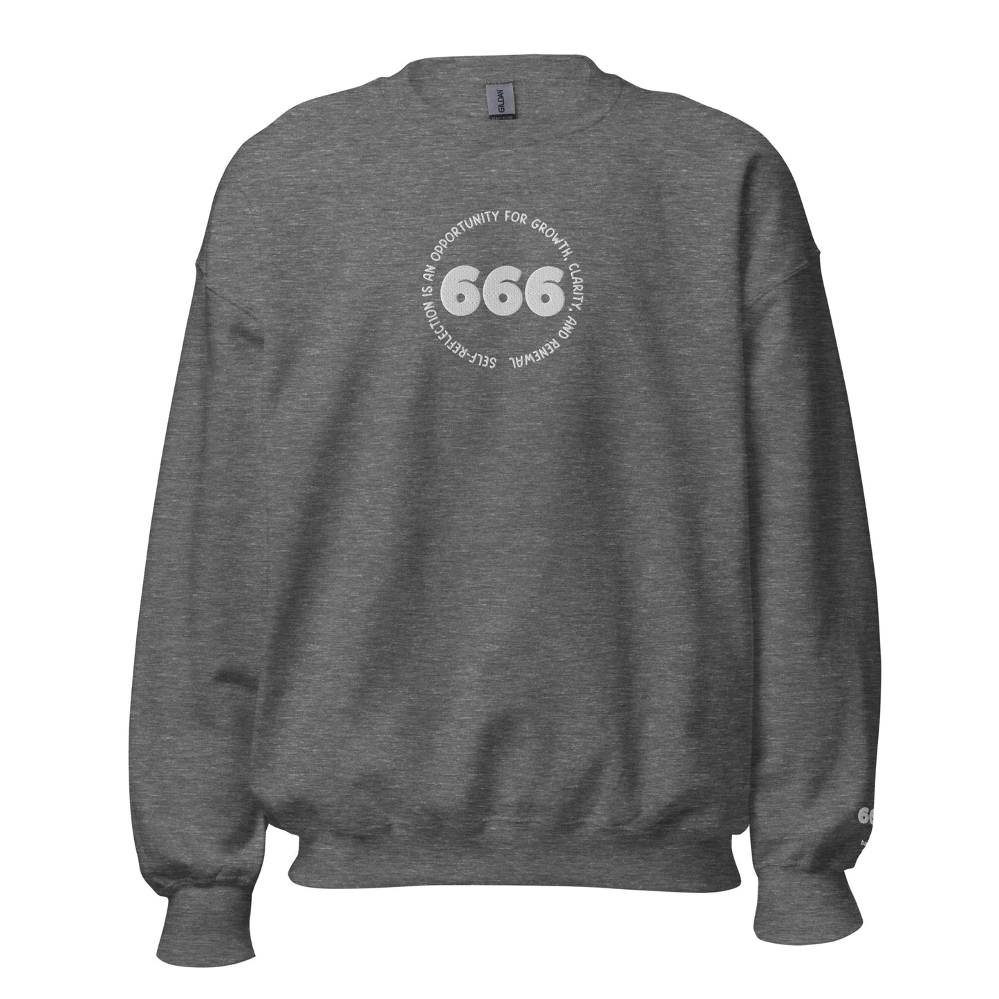 666 Angel Number Crewneck - Unisex Sweatshirt
