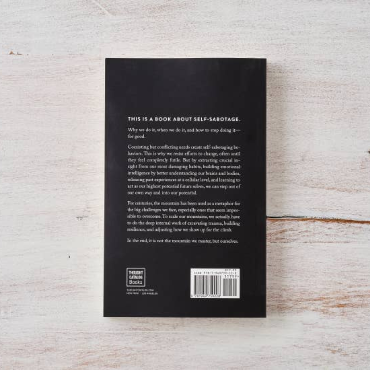 The Mountain Is You - Soft Cover/Paperback, Regular Edition, by Brianna Wiest, Published by Thought Catalog, 248 Pages