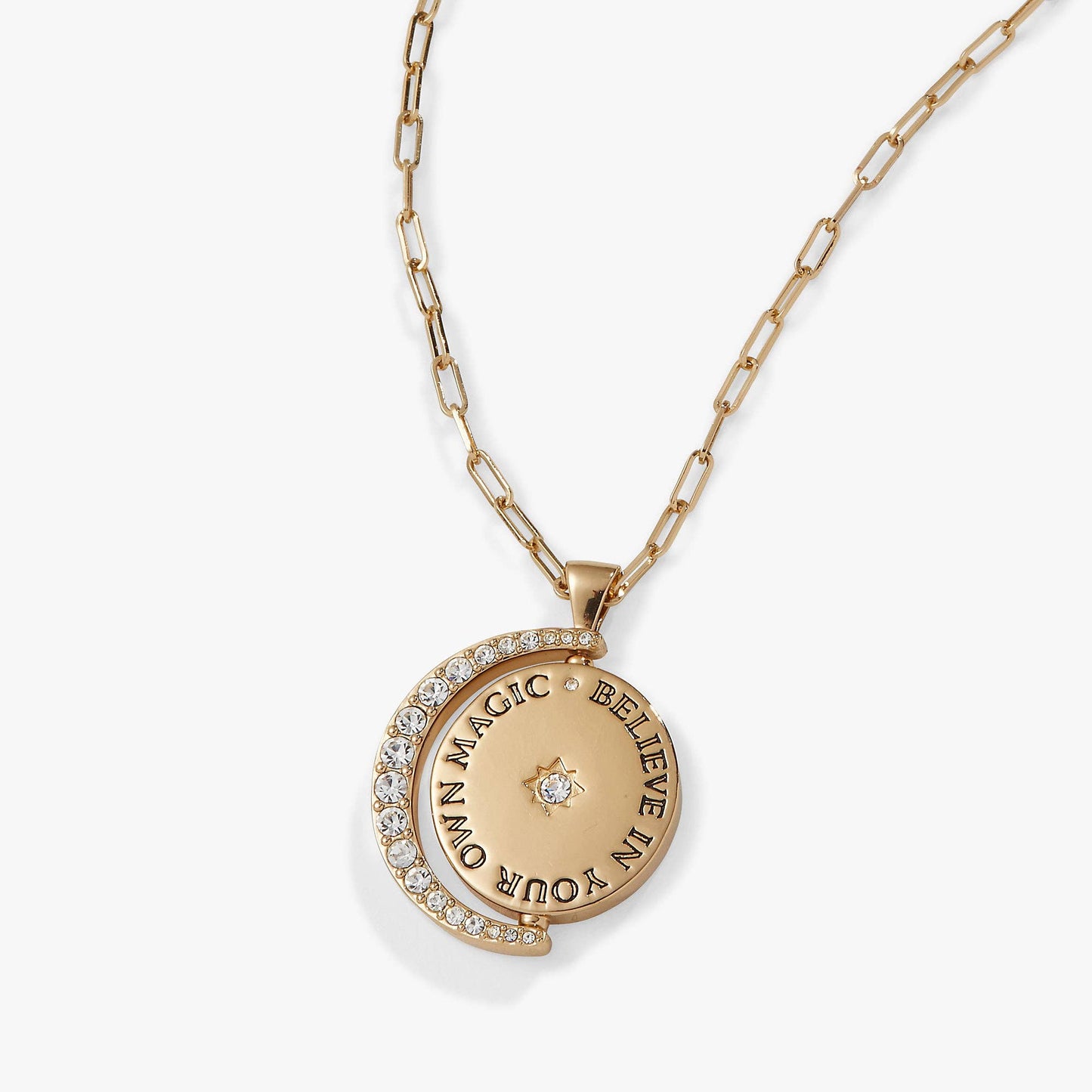 Alex + Ani - 'Believe In Your Own Magic' Adjustable Necklace: Gold