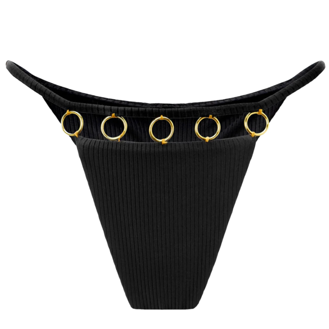 Cinco Bottom - Onyx by Akosha Swimwear