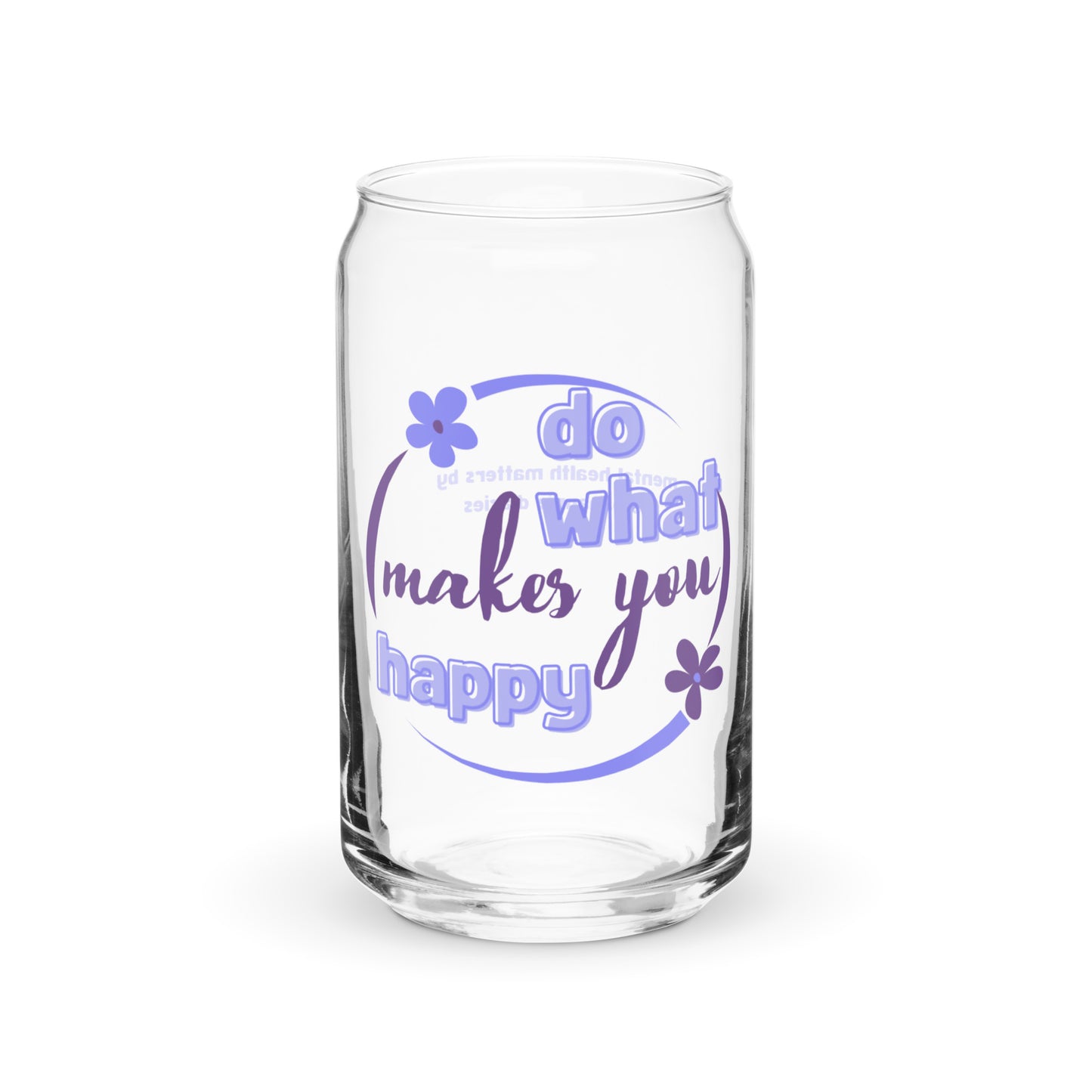 Sip in style and follow your passions with the "Do What Makes You Happy" Can-Shaped Glass, designed by Annie of The Banannie Diaries. Crafted for cold beverages, this glass holds 16 oz. (473 ml) and is made from premium glass material. The inspiring message "Do What Makes You Happy" encourages you to pursue what brings you joy.