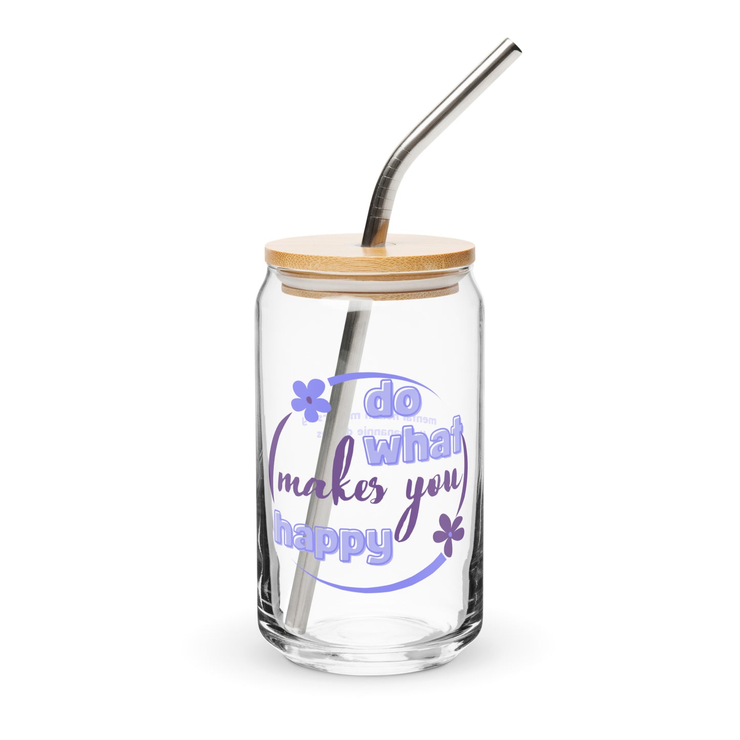 Sip in style and follow your passions with the "Do What Makes You Happy" Can-Shaped Glass, designed by Annie of The Banannie Diaries. Crafted for cold beverages, this glass holds 16 oz. (473 ml) and is made from premium glass material. The inspiring message "Do What Makes You Happy" encourages you to pursue what brings you joy.