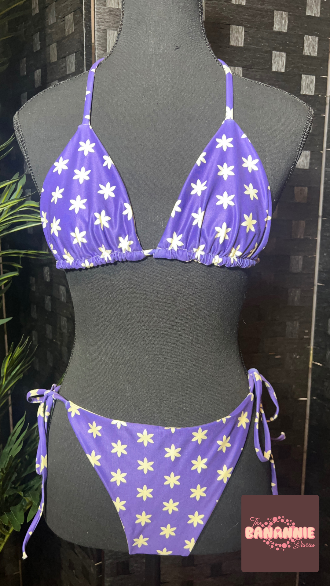 Do What Makes You Happy Recycled String Bikini Top