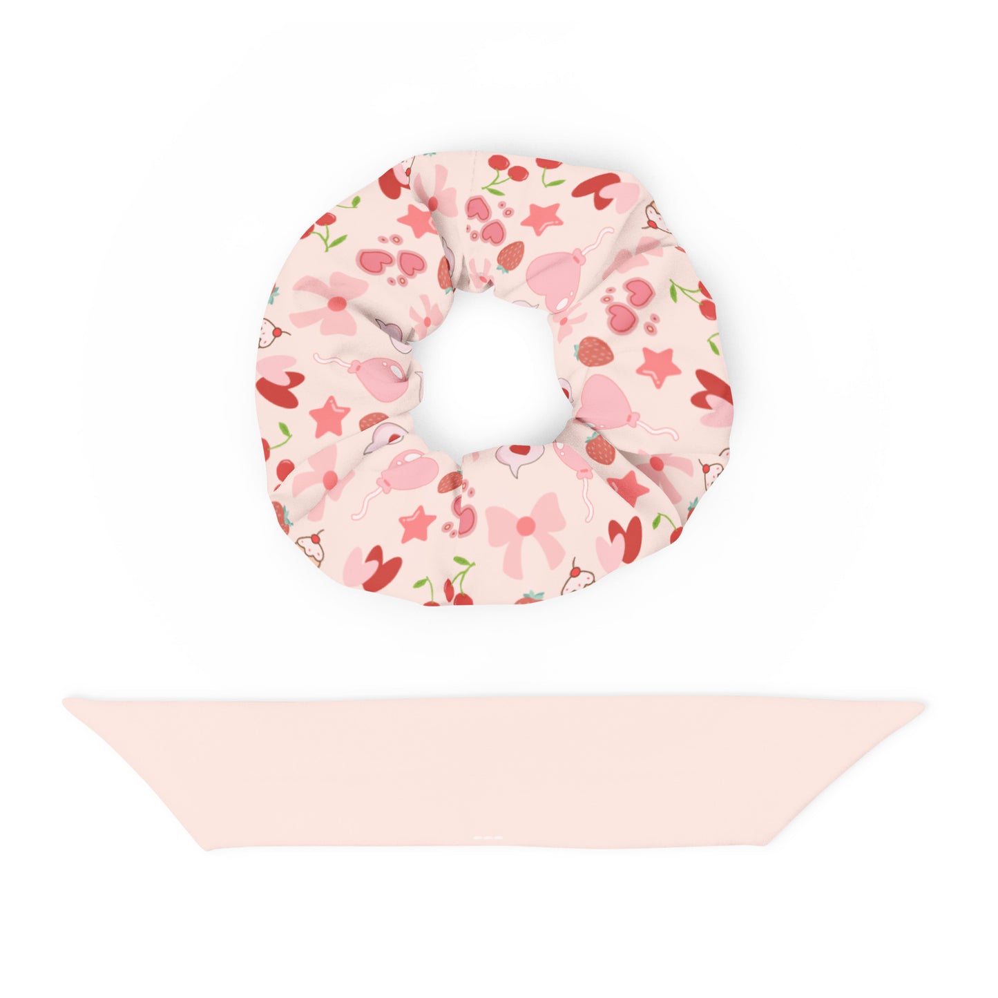 Please Please Pleased Love Yourself Recycled Scrunchie