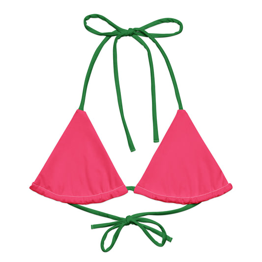 Sexy and Funny - Recycled String Bikini Top by The Banannie Diaries