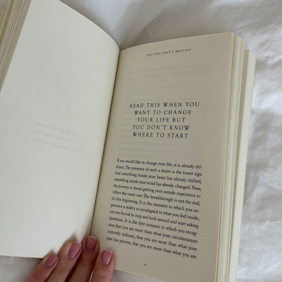 The Life That's Waiting Paperback Book by Brianna Wiest