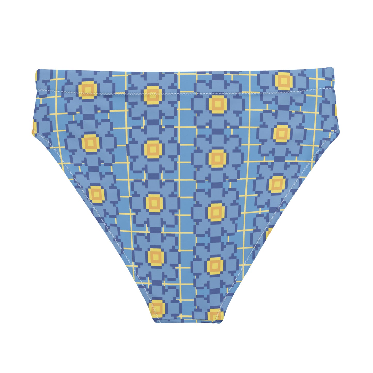 It's Okay to Feel Your Feelings - Recycled High-Waisted Bikini Bottom - Mental Health Matters by The Banannie Diaries