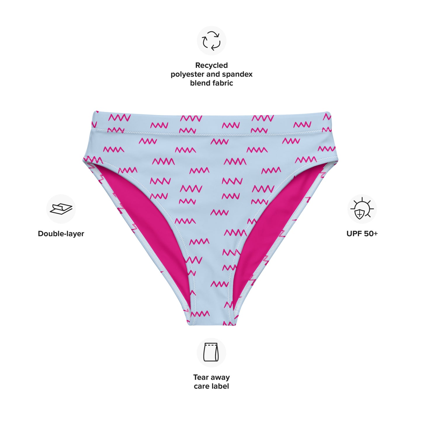 You Need to Start Somewhere - Recycled High-Waisted Bikini Bottom - Mental Health Matters by The Banannie Diaries