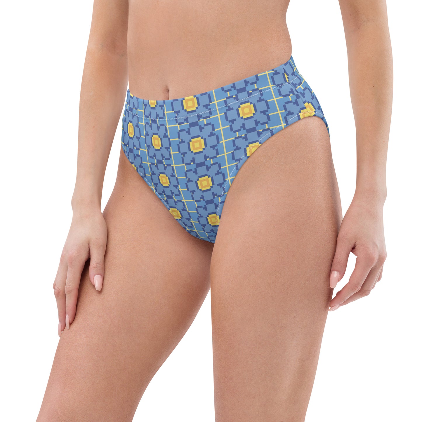 It's Okay to Feel Your Feelings - Recycled High-Waisted Bikini Bottom - Mental Health Matters by The Banannie Diaries