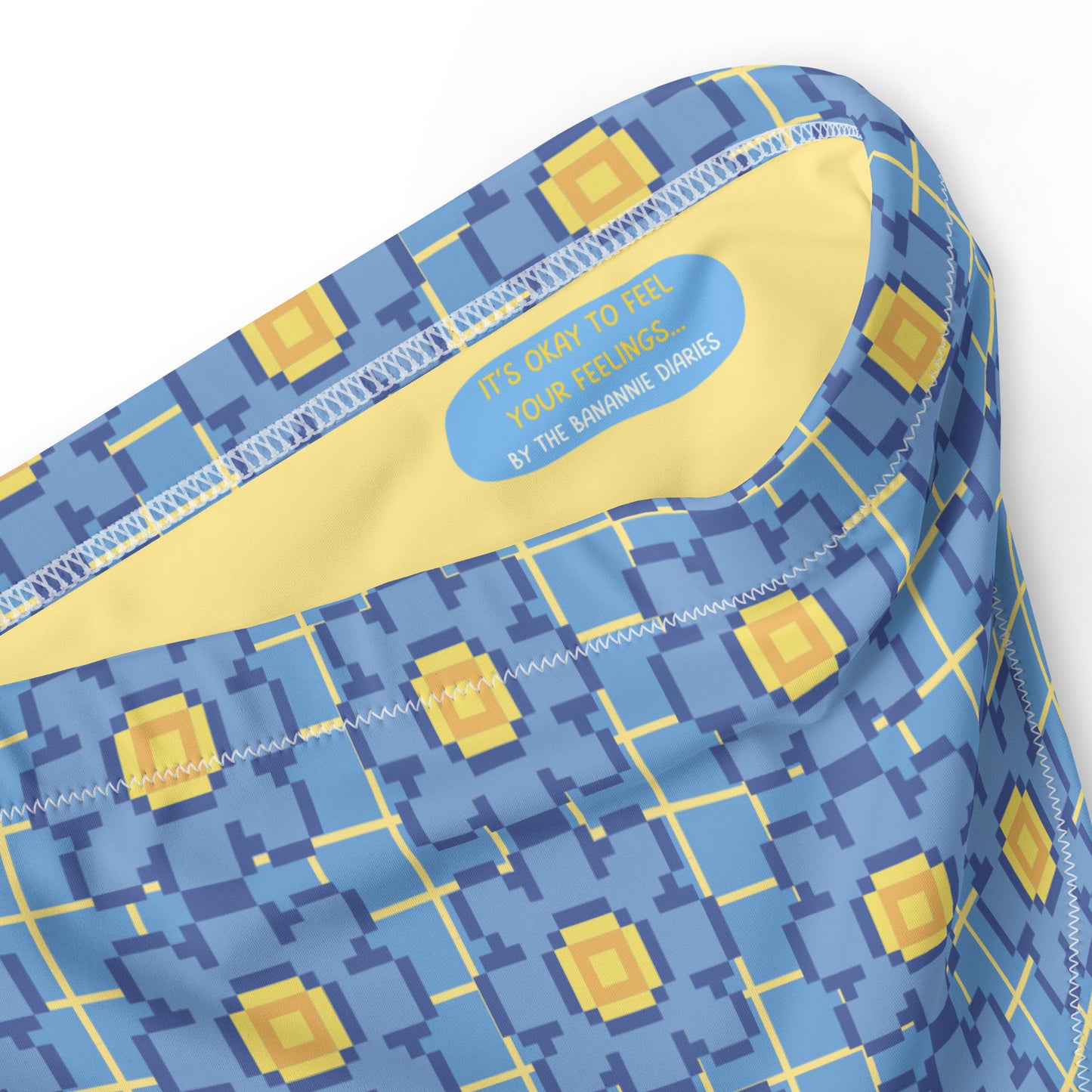 It's Okay to Feel Your Feelings - Recycled High-Waisted Bikini Bottom - Mental Health Matters by The Banannie Diaries