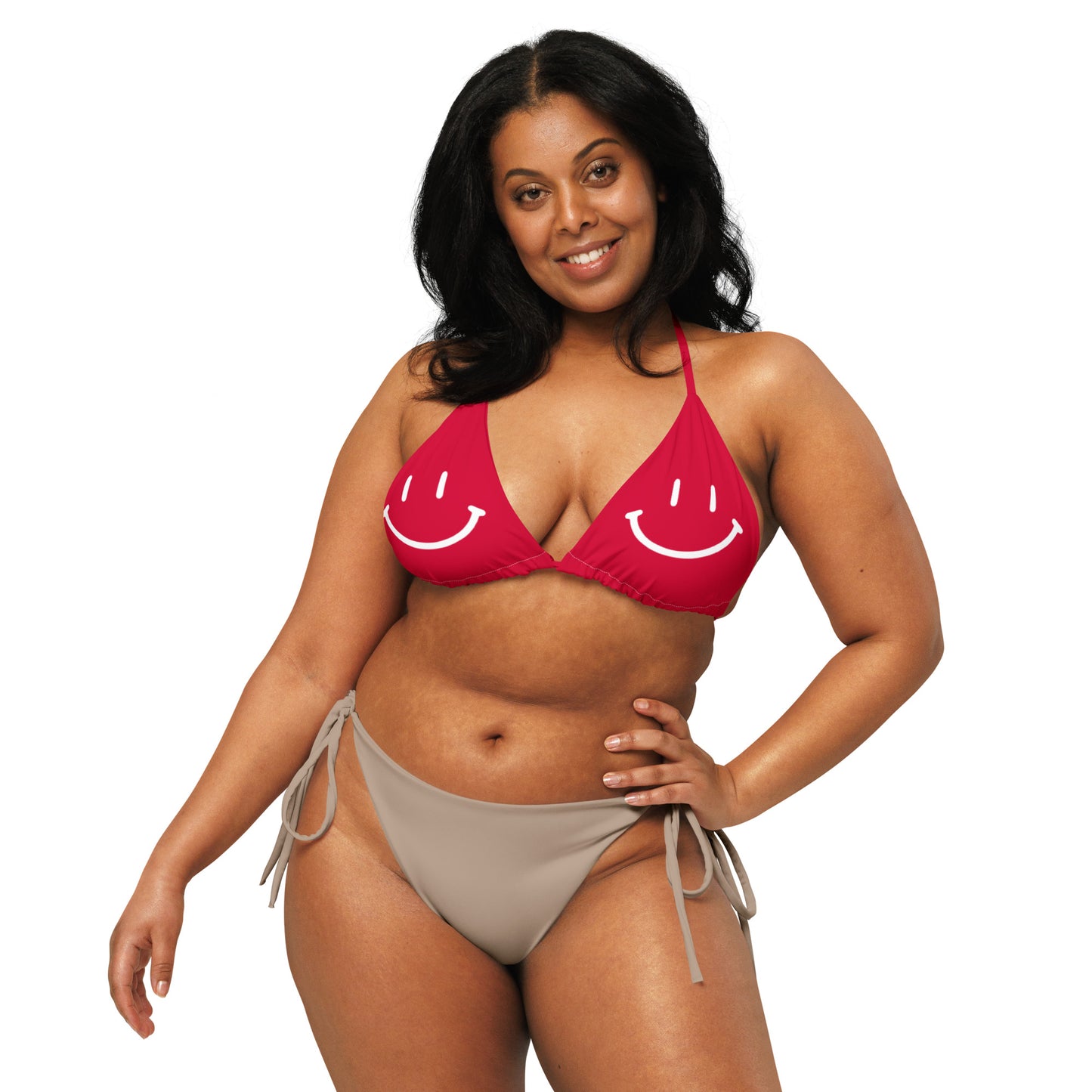 Smiles Recycled String Bikini Top