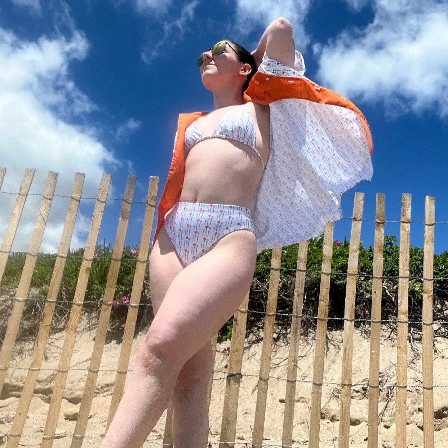 be yourself - recycled string bikini top