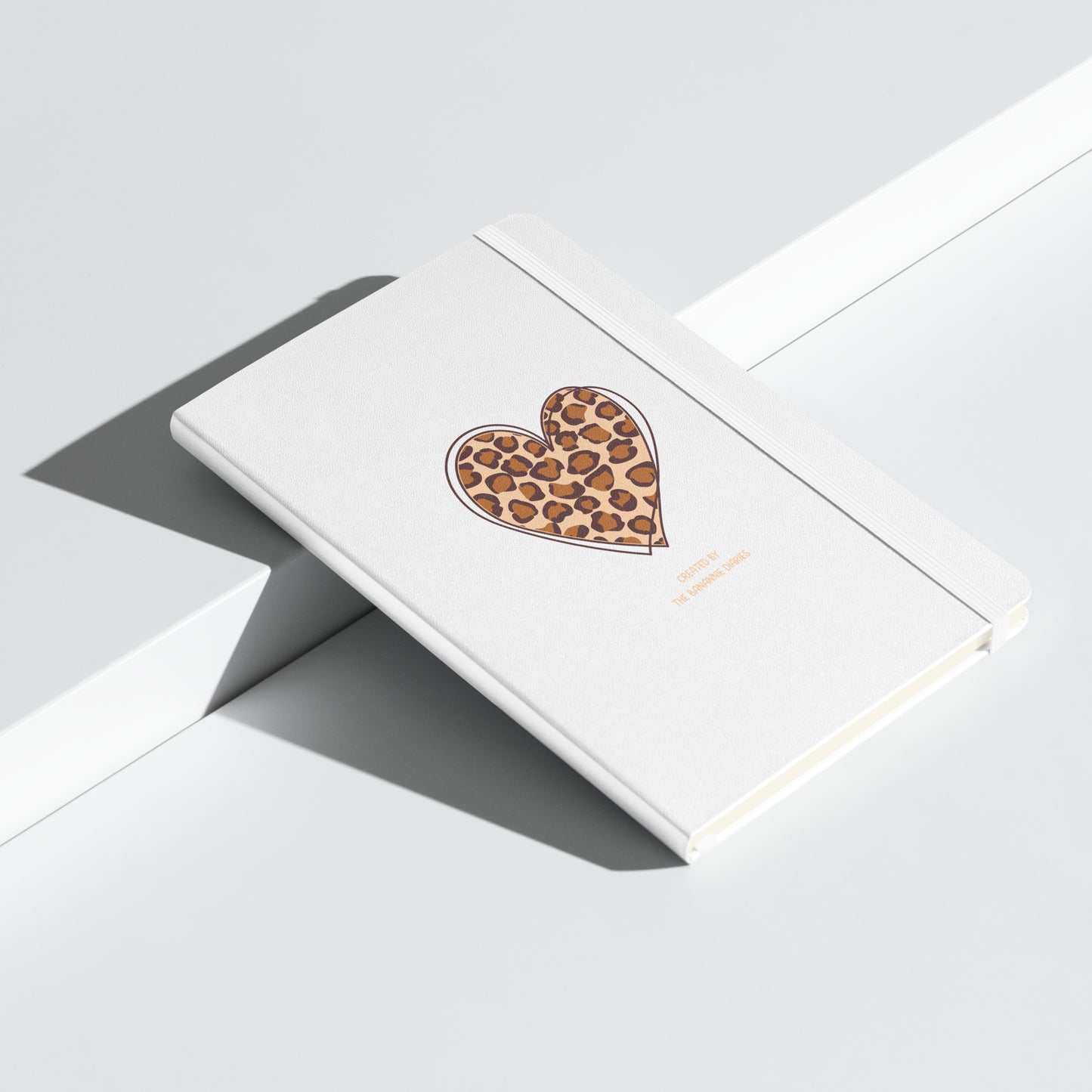 Leopard Heart - Hardcover Bound Notebook, 80 Pages, By The Banannie Diaries
