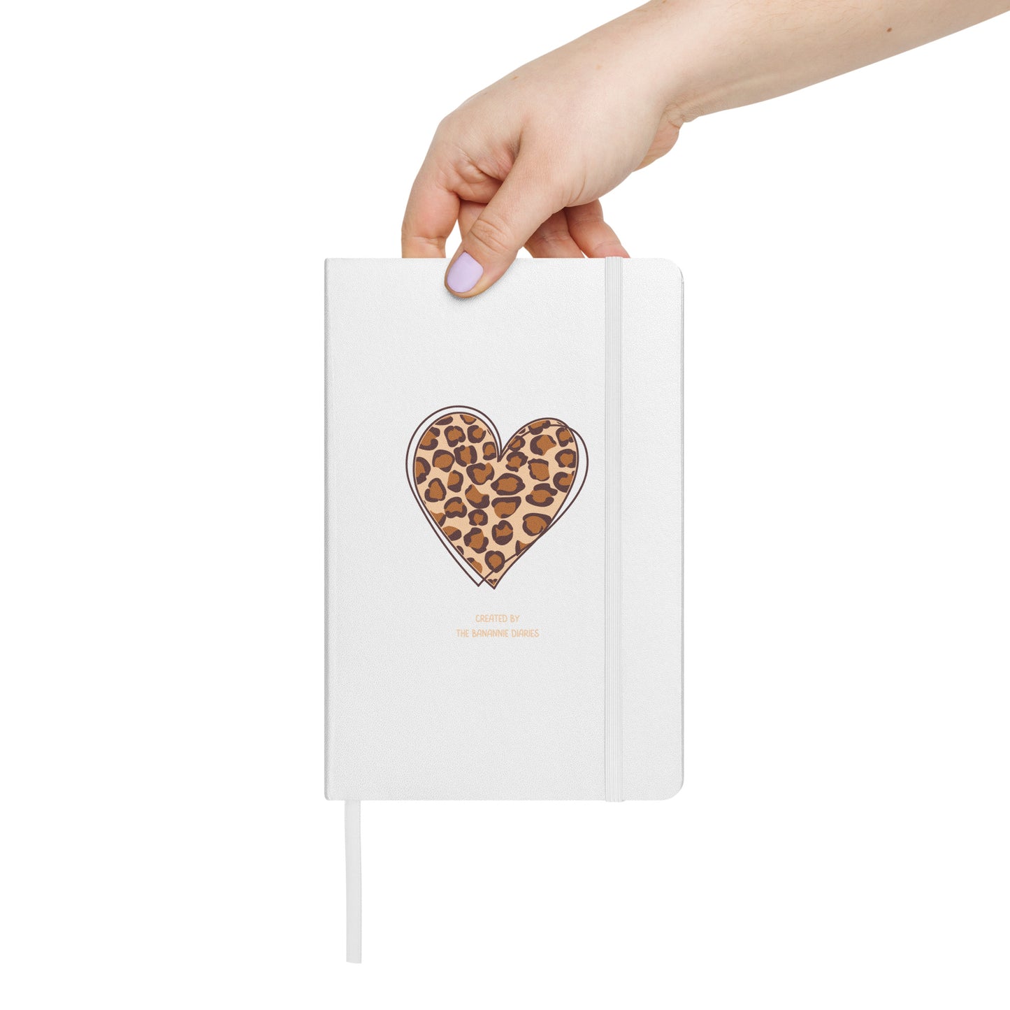 Leopard Heart - Hardcover Bound Notebook, 80 Pages, By The Banannie Diaries