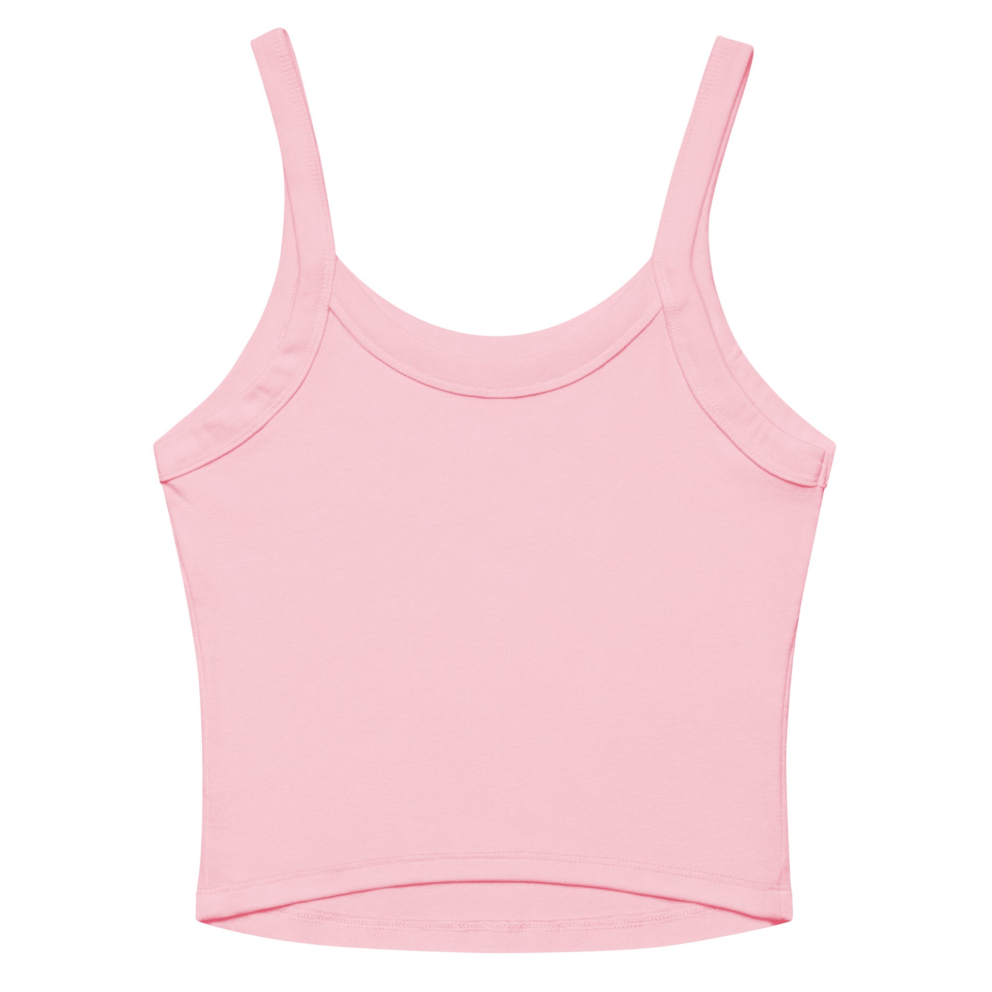 pink tank top - plain back