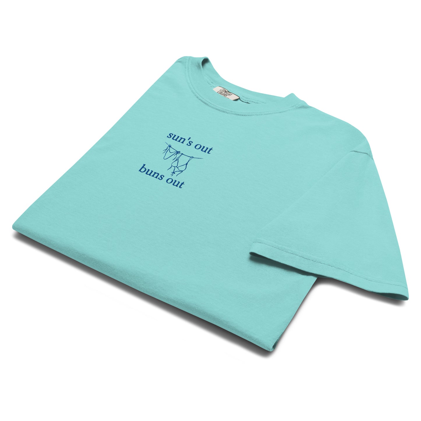 Sun's Out Buns Out - Unisex Garment-Dyed Heavyweight T-Shirt