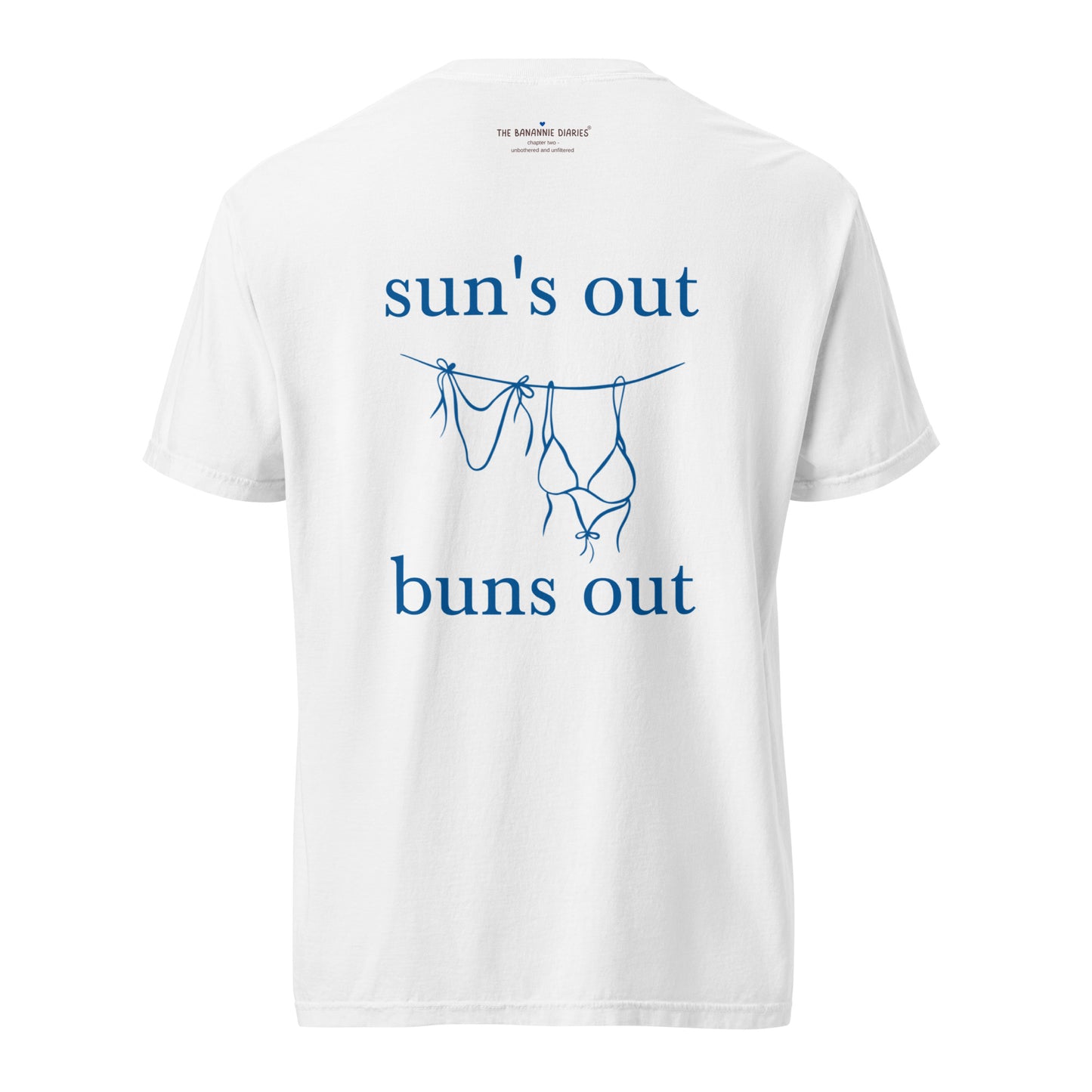 Sun's Out Buns Out - Unisex Garment-Dyed Heavyweight T-Shirt