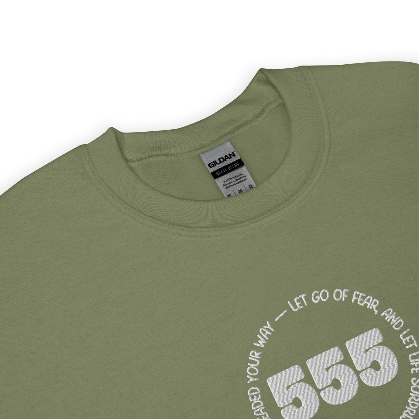 555 Angel Number Crewneck - Unisex Sweatshirt
