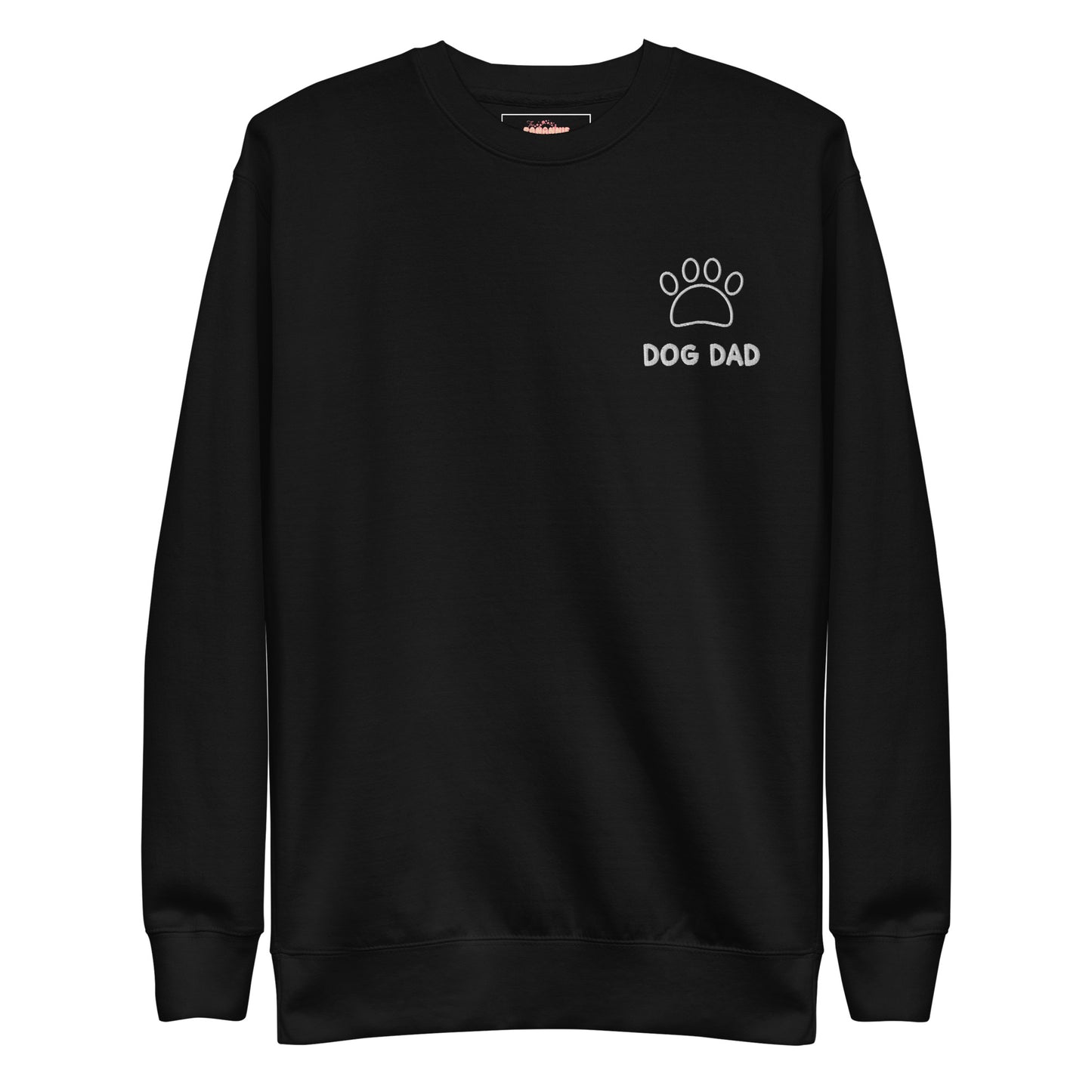 Dog Dad Embroidered Crewneck Sweatshirt - by The Banannie Diaries