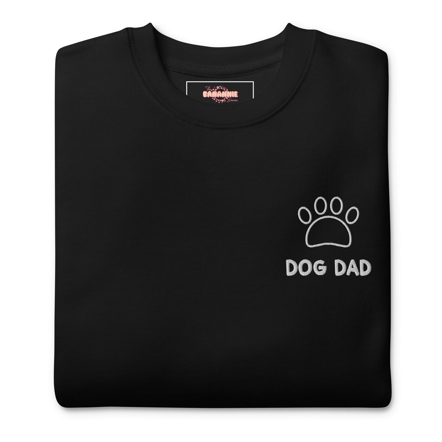 Dog Dad Embroidered Crewneck Sweatshirt - by The Banannie Diaries