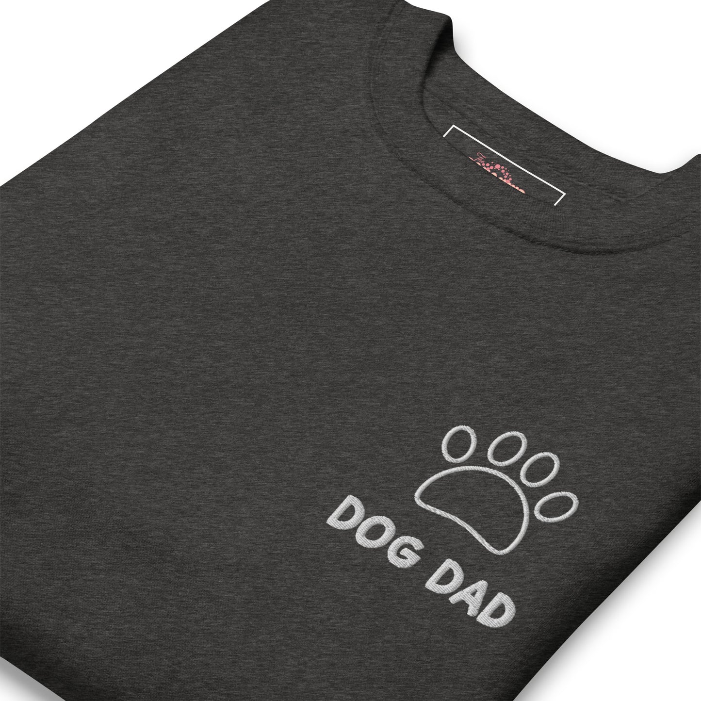 Dog Dad Embroidered Crewneck Sweatshirt - by The Banannie Diaries