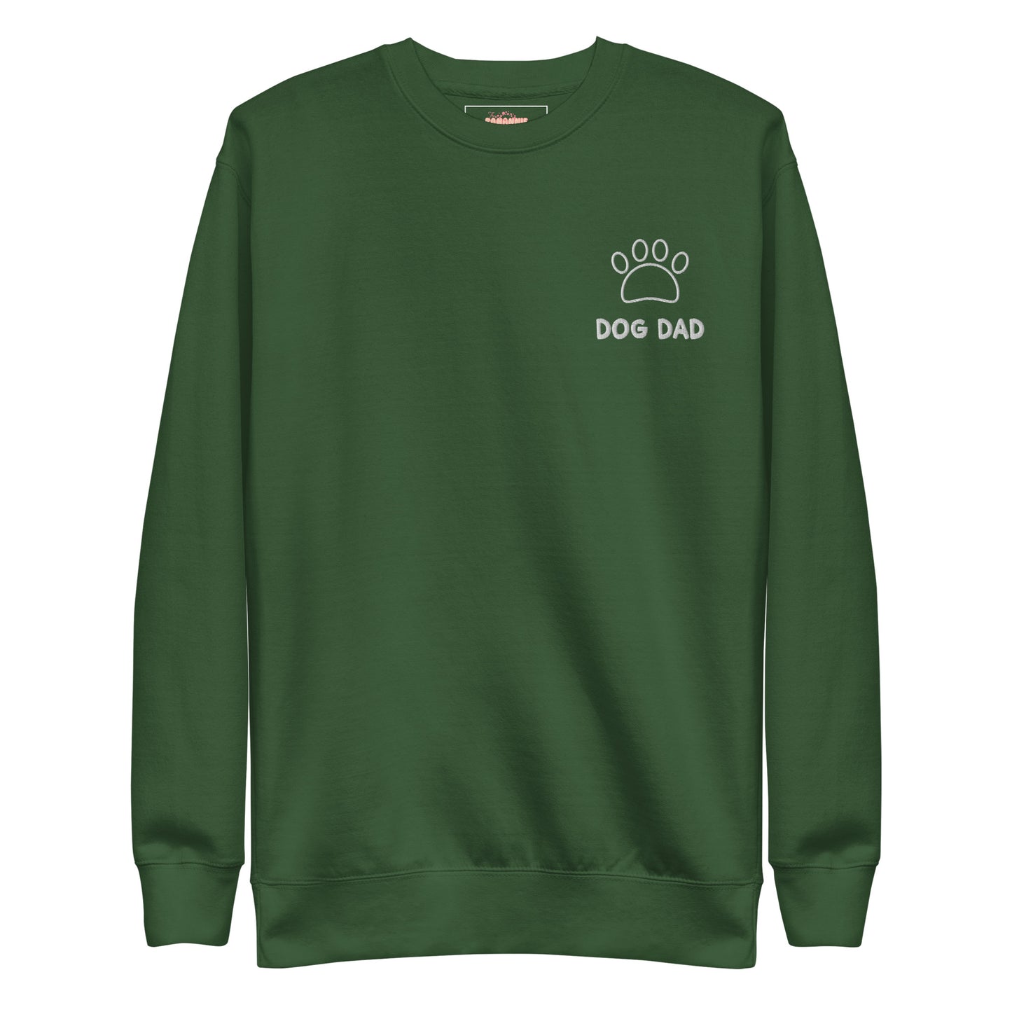 Dog Dad Embroidered Crewneck Sweatshirt - by The Banannie Diaries