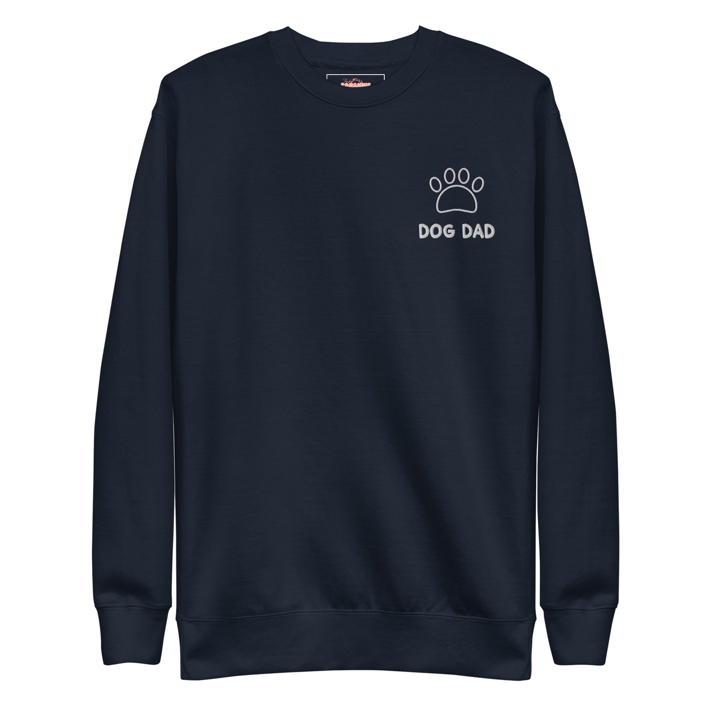 Dog Dad Embroidered Crewneck Sweatshirt - by The Banannie Diaries
