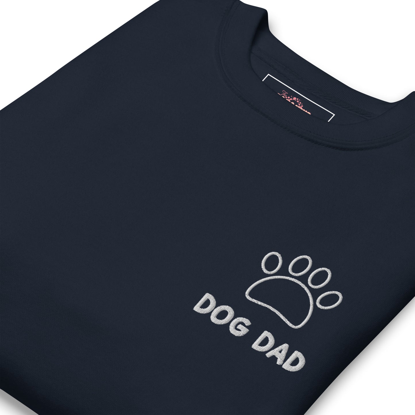 Dog Dad Embroidered Crewneck Sweatshirt - by The Banannie Diaries