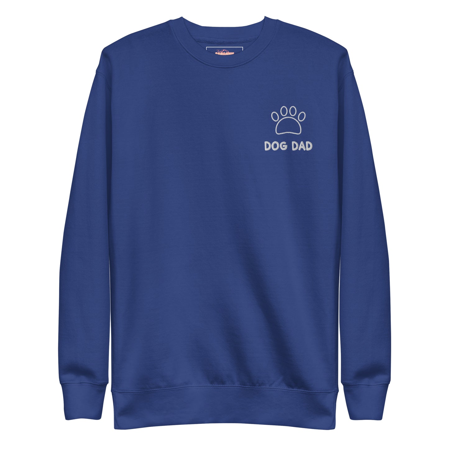 Dog Dad Embroidered Crewneck Sweatshirt - by The Banannie Diaries