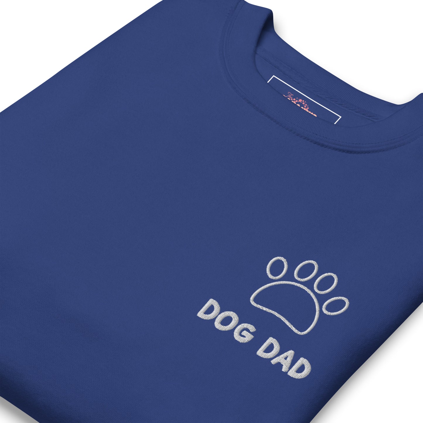 Dog Dad Embroidered Crewneck Sweatshirt - by The Banannie Diaries