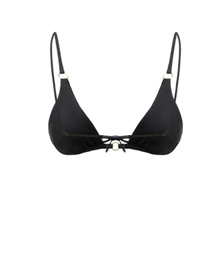 Triangle Top - Onyx by Akosha Swimwear
