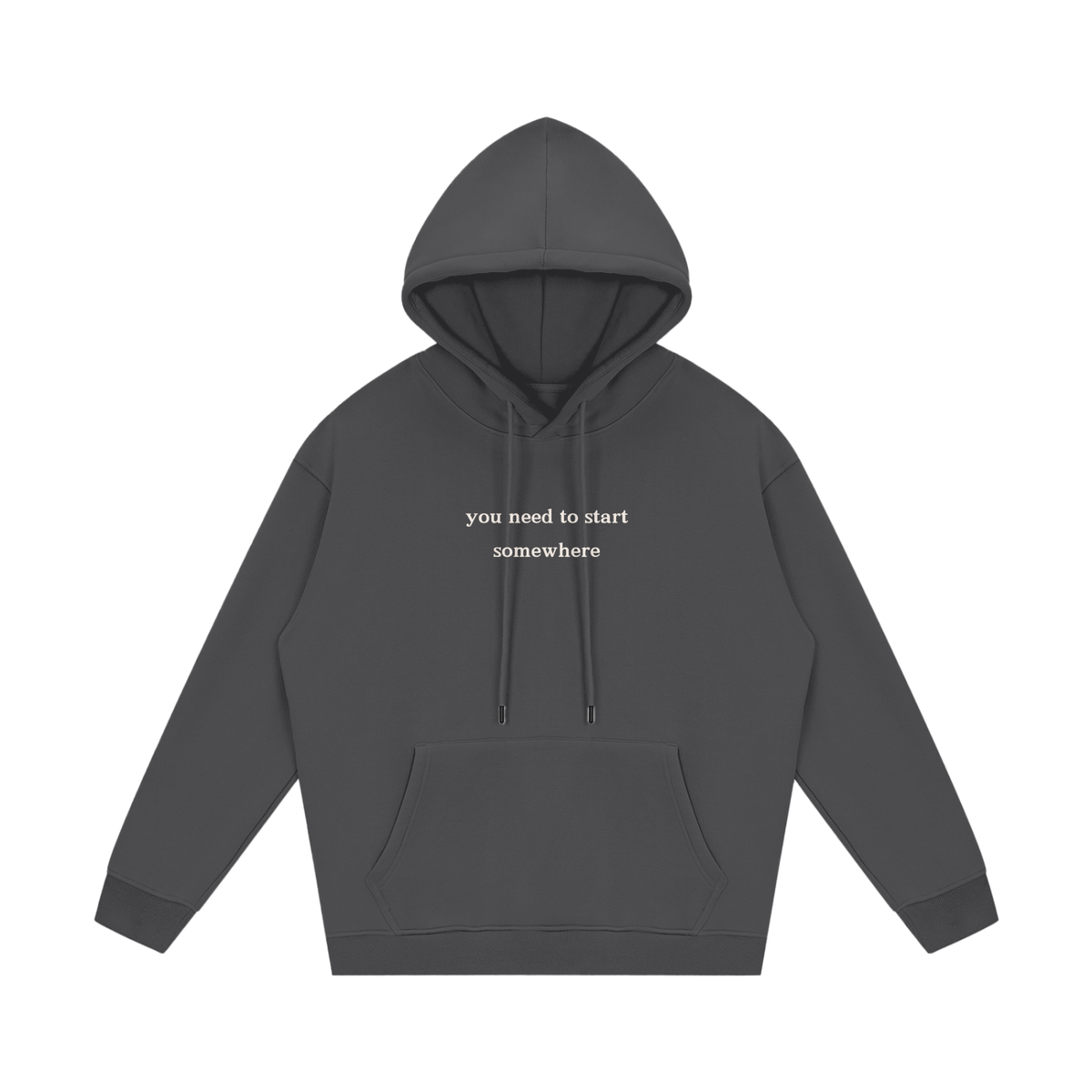 you need to start somewhere hoodie - mental health matters collection