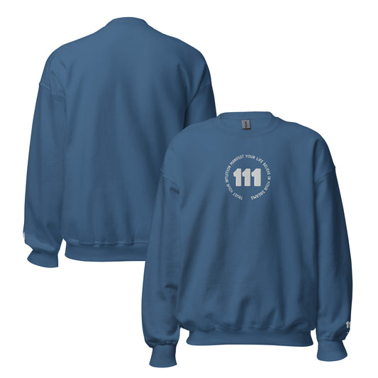 111 Angel Number Crewneck - Unisex Sweatshirt