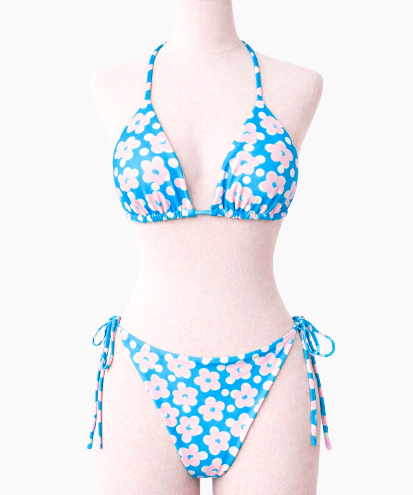 You Are Enough Recycled String Bikini Top - Mental Health Matters by The Banannie Diaries