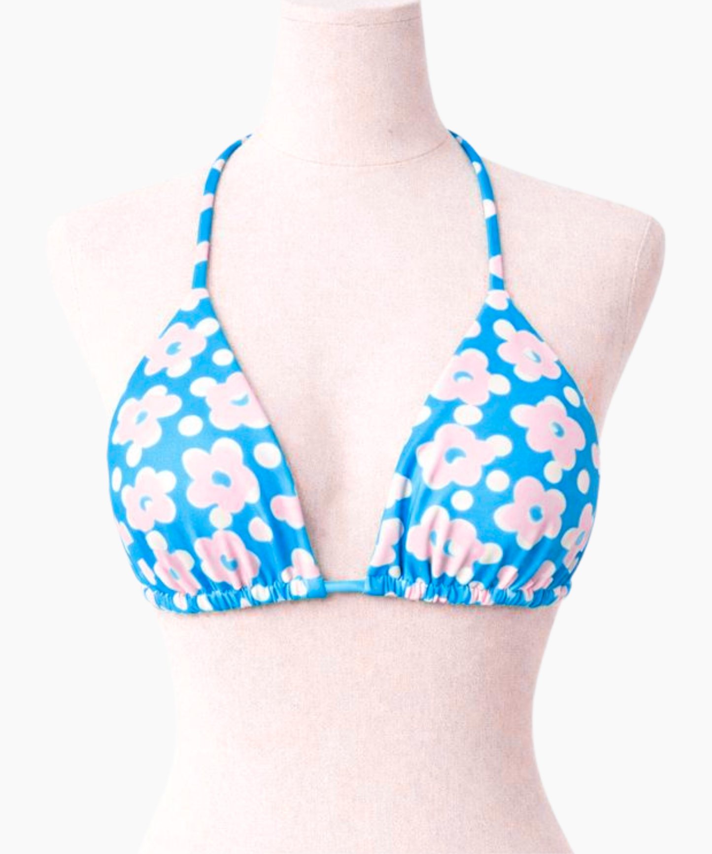 You Are Enough Recycled String Bikini Top - Mental Health Matters by The Banannie Diaries