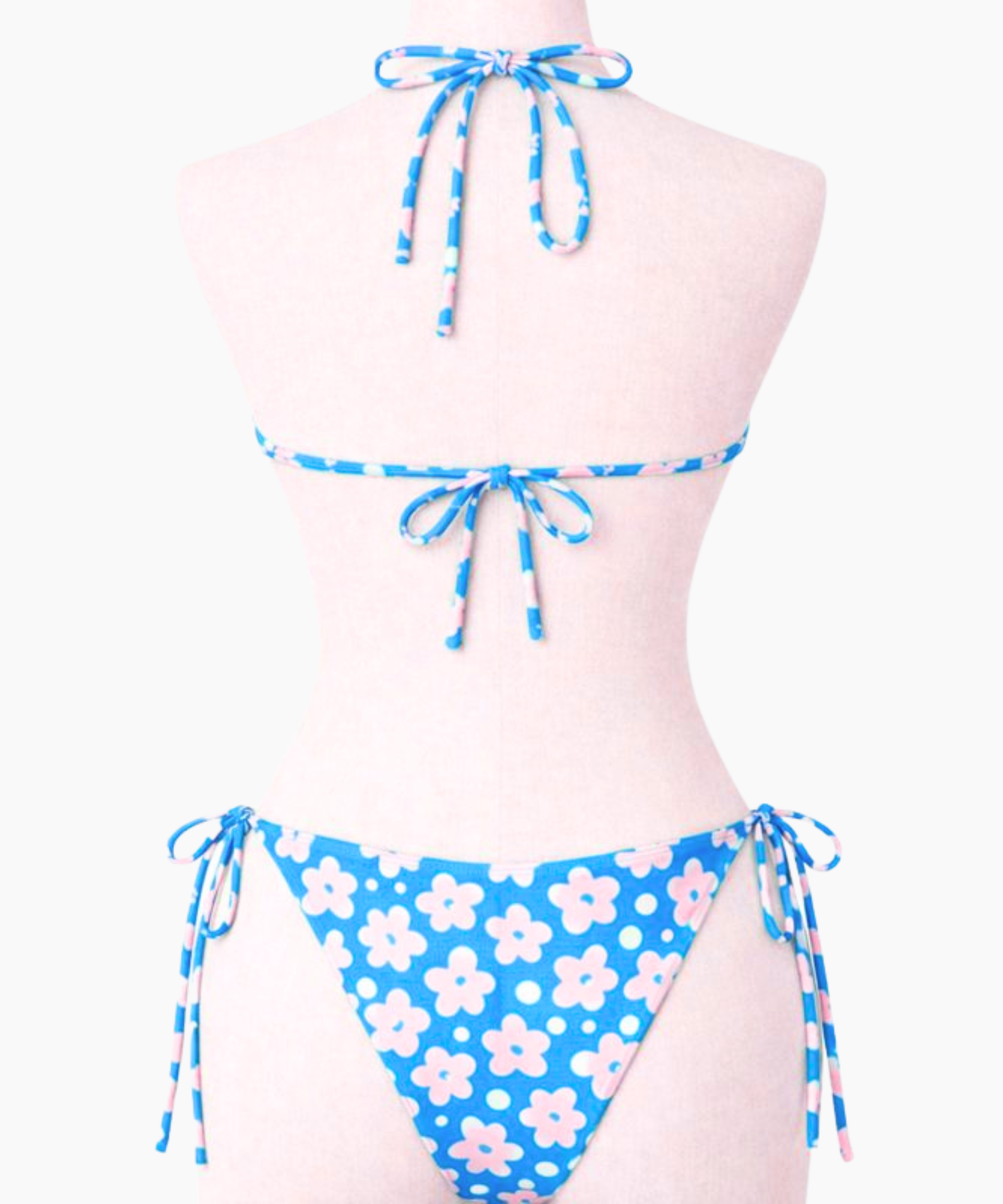 You Are Enough Recycled String Bikini Top - Mental Health Matters by The Banannie Diaries