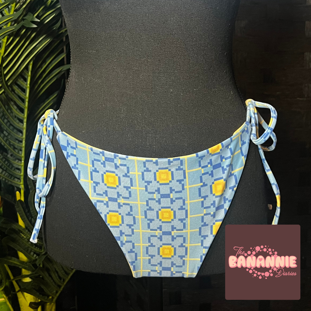 It's Okay to Feel Your Feelings Recycled String Bikini Bottom