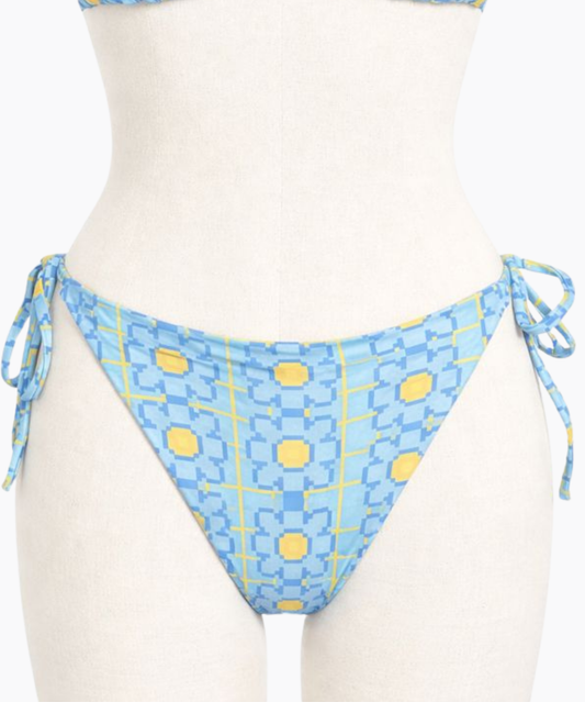 It's Okay to Feel Your Feelings Recycled String Bikini Bottom
