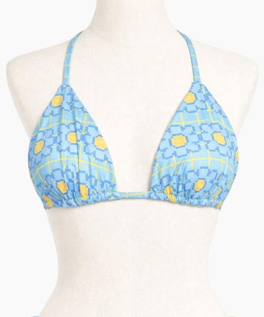 It's Okay to Feel Your Feelings Recycled String Bikini Top